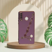 HUAWEİ P30 LİTE  ELÇEK ŞANZELİZE KILIF LİLA - 1