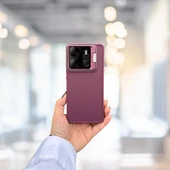 TECNO SPARK GO 2023 STANDLI İÇİ SÜET TPU KILIF BORDO - 1