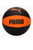 Puma Turuncu-Siyah Suni Deri Unisex Basketbol Topu - 1
