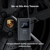 Coofbe 12V Led Işıklı Kablolu Ve Kablosuz Araç Lastik Şişirme Pompası Lastik Şişirme Kompresör Pompası - 4