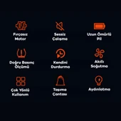 Coofbe 12V Led Işıklı Kablolu Ve Kablosuz Araç Lastik Şişirme Pompası Lastik Şişirme Kompresör Pompası - 2