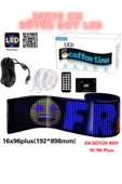 90 Cm İşyeri Tır Kamyon Otobüs Uyumlu Rgb Led Panel 19,2x89,8cm Ölçü 16x96 Led Sayısı Kumanda +Kablo - 3
