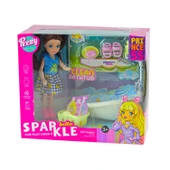 Oyunca Bebek Bella Banyo Seti 8 Parça thumbnail 2