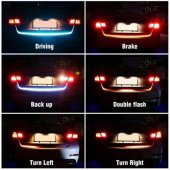 Suzuki Swift Bagaj Altı Kayan Led RGB Su Geçirmez Silikon Yüzey 120 cm - 1