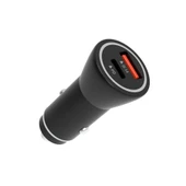 PDAteknoloji Yetty 20W USB + PD  Hızlı Araç Şarj Cihazı Siyah YC-20 (Yerli Üretim) thumbnail 1