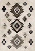 Makinede Yıkanabilir Leke Tutmaz  Bej-Gri Deko Deri Kaymaz Taban Modern Salon Saçaksız Halı A134  BEJ 180 x 280 - 2
