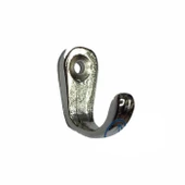 Tekli Anahtar, Bijuteri, Vitrin, Dekor Askısı - Nikel, 10x18x22 mm - 1