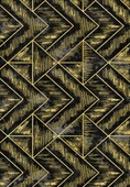 Makinede Yıkanabilir Leke Tutmaz  Gold Pvc Deri Kaymaz Taban Tasarım Salon Saçaksız Halı A245  GOLD 100 x 200 - 2