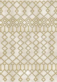 Makinede Yıkanabilir Leke Tutmaz  Gold-Krem Pvc Deri Kaymaz Taban İskandinav Salon Saçaksız Halı A253  GOLD-KREM 80 x 300 - 2