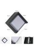 Ucuz Geldi 15w Modern Tasarım Led Aplik İç ve Dış Mekan Duvar Lambası Cata Dominik Gün Işığı Bahçe Duvar Apliği - 4