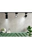 Coral Light Mini Ray Spot Sylvania Gu-10 Led Ampullü Spot Lamba 3000k Siyah Kasa Sarı Işık - 5