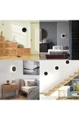 Ucuz Geldi Dekoratif Led Işık Dokunmatik Renk Geçişli Duvar Aydınlatma 6w 14cm Luna Hero Led Aplik Üç Renk Işık - 5