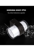 Coral Light Silindir Led Aplik 12 Watt Gün Işığı 3200k Iç Mekan Ve Dış Mekan Cata Bora Led Aplik Ip54 - 3