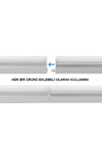 Ucuz Geldi Mutfak Tezgah Altı Aydınlatma Led Bant Armatür 15w 87,5 Cm Gün Işığı 220v Mutfak Led Tezgah Işığı - 5