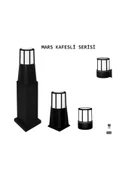 Ucuz Geldi Mars Kafesli Set Üstü Bahçe Lambası - Bahçe Tavan Lambası Zita Bahçe Aydınlatması 19 Cm Ip54 220v - 6