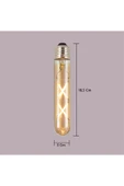 Ucuz Geldi 4w Wintage Rustik Led Ampul 2500k E27 Duy Lambam Çubuk Amber Cam Sarı Işık Retro Filament Tüp Ampul - 6
