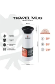 Travel Mug Termos Bardak 0,47lt-beyaz - 1