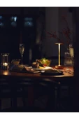 Ucuz Geldi Şarjlı Metal Masa Lambası Dimmerli Dekoratif Abajur Cata Toronto Dokunmatik Restoran Cafe Lambası - 6