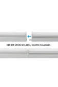 Ucuz Geldi Mutfak Tezgah Altı Aydınlatma Led Bant Armatür 5w 31,5 Cm Gün Işığı 220v Mutfak Led Tezgah Işığı - 5