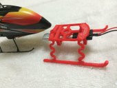 V911 Rc Helikopter İniş Kızakları Plastik Aparat - 3