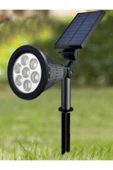 Ucuz Geldi 7w Led Solar Kazıklı Çim Armatür Cata Güneş Enerjili Çim Lambası Bahçe Aydınlatma Yeşil Led Işık - 3
