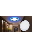 Ucuz Geldi 2 Adet Çift Renkli Hero Led Panel 3+3 Watt Dış Çapı 10 Cm Mavi-beyaz Iki Renkli Tavan Spot Lambası - 8