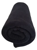 Elmira Desensiz Tek Kişilik Polar Battaniye 120x175 Cm Siyah - 1