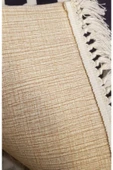 Makinede Yıkanabilir Leke Tutmaz  Gold Pvc Deri Kaymaz Taban Vintage Salon Saçaksız Halı A48  ÇOKLU 100 x 400 - 2