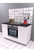 UMGMOBİLYA 140 CMLİK ANKASTRE DOLABI, KAHVE KÖŞESİ, ÇOK AMAÇLI DOLAP - 3