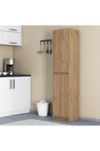 UMGMOBİLYA Patentli Astira Meşe Kulpsuz Boy Dolabı, Mutfak Dolabı, Ayakkabılık, Kiler/Banyo Dolabı, Elbise Dolabı - 1