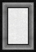 Makinede Yıkanabilir Leke Tutmaz  Gümüş-Siyah Dot Keçe Kaymaz Taban Çerçeve Salon Saçaksız Halı B1229  YEŞİL-GOLD 80 x 150 - 2