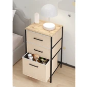 Çocuk 3 Çekmeceli Orta Boy Komodin Sehpa Çam 1604 - 3