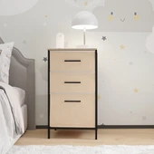 Çocuk 3 Çekmeceli Orta Boy Komodin Sehpa Çam 1604 - 2