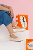 Surpie Shoes Inci Detaylı Çocuk Babet - Incili Babet - Ortopedik Çocuk Babet - 1