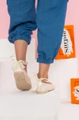 Surpie Shoes Inci Detaylı Çocuk Babet - Incili Babet - Ortopedik Çocuk Babet - 3