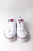 TOMMY HİLFİGER KADIN KETEN AYAKKABI BEYAZ - 1
