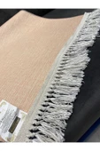 Makinede Yıkanabilir Leke Tutmaz  Multi Pvc Deri Kaymaz Taban Etnik Salon Saçaksız Halı E4135  ÇOKLU 150 x 350 thumbnail 4