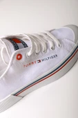 TOMMY HİLFİGER KADIN KETEN AYAKKABI BEYAZ - 6