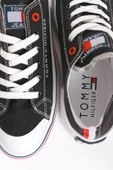 TOMMY HİLFİGER KADIN KETEN AYAKKABI SİYAH - 1