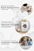Makinede Yıkanabilir Leke Tutmaz  Beyaz Pvc Deri Kaymaz Taban Tasarım Kız Çocuk Saçaksız Halı H7056  ÇOKLU 160 x 230 - 5