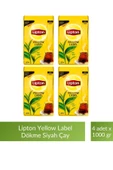 Lipton Yellow Label Dökme Siyah Çay 1000 gr x 4 Adet - 1