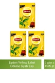 Lipton Yellow Label Dökme Siyah Çay 1000 gr x 3 Adet - 1