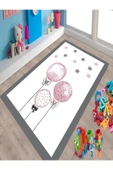 Makinede Yıkanabilir Leke Tutmaz  ÇOKLU Asil Home Pvc Taban Çocuk Halısı O-1016  ÇOKLU 80 x 300 - 1