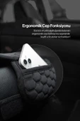 Honda Civic Fc5 Uyumlu Ön Arka Tay Tüyü Koltuk Minderi Siyah -7 Parça- - 6