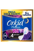 ORKİD Platinum Gece Extra Hijyenik Ped 4 Beden 14 Ped Süper Ekonomik - 1