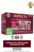 BİOXCİN Forte Yoğun Bakım Kiti (Tablet-Şampuan-Serum) Yoğun Saç Dökülmesi Seti - 1