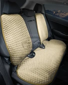 Ford Tourneo Courier Uyumlu Ön Arka Tay Tüyü Koltuk Minderi Krem -7 Parça- - 3