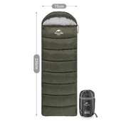 Naturehike U250 Zarf Tarzı Kapüşonlu Uyku Tulumu -10°C  HAKİ Right - 6