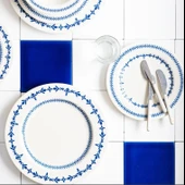 Porser Blue Orbit 24 Parça Yemek Takımı - 1