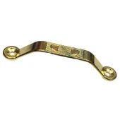 Dekoratif Zamak Kulp Dıştan - 64mm, Sarı, 1 Adet - 1